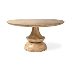 Allison Blonde Wood Dining Table
