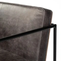 Payton Black Leather | Black Metal | Bar Stool -France and So Furniture 0040235 68761 F