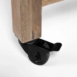 Daniella Brown Wood | Black Metal Kitchen Avand -France and So Furniture 0041003 67103 K