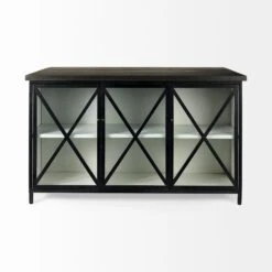 Diana Black Metal Kitchen Avand -France and So Furniture 0046498 69211 B