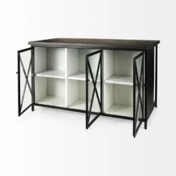 Diana Black Metal Kitchen Avand -France and So Furniture 0046502 69211 F