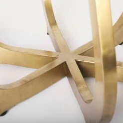 Valentin White Marble | Gold Metal Dining Table -France and So Furniture 0058054 68238 AB H