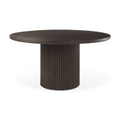 Ella Dark Brown Wood Dining Table