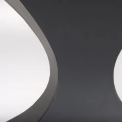 Maximus Light Brown Wood | Dark Gunmetal Dining Table -France and So Furniture 0064408 69847 AB J