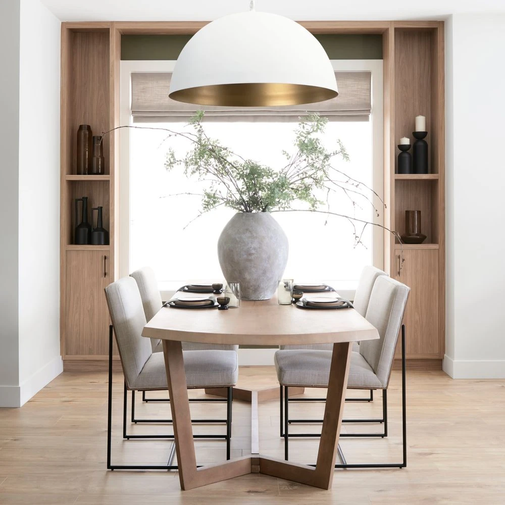 Taylore Brown Wood Dining Table 3 Taylore Brown Wood Dining Table - Image 3