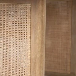 Sailor Light Brown Wood| Cane Accent Dining Table 17 Sailor Light Brown Wood| Cane Accent Dining Table -France and So Furniture 0078055 69905 H