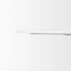 Fabian White Marble | Black Wood Dining Table 9 Fabian White Marble | Black Wood Dining Table -France and So Furniture 0087388 70781 AB C