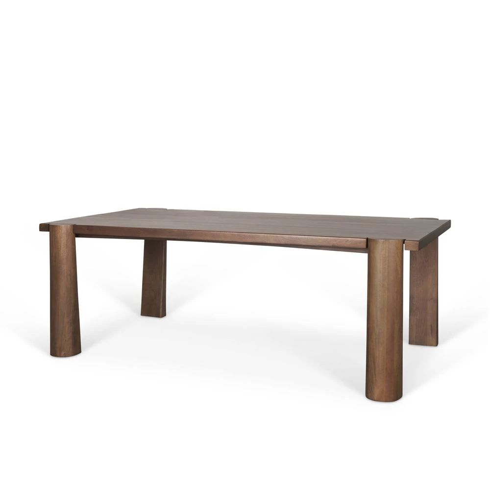 Tye Medium Brown | Wood Dining Table 1 Tye Medium Brown | Wood Dining Table