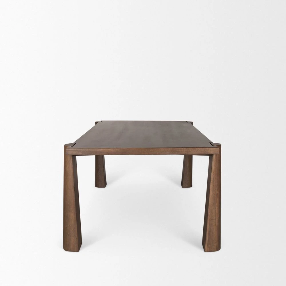 Tye Medium Brown | Wood Dining Table 5 Tye Medium Brown | Wood Dining Table - Image 5