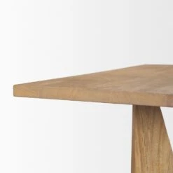 Finn Light Brown Wood | Rectangle Dining Table -France and So Furniture 0089942 70839 F