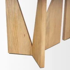 Finn Light Brown Wood | Rectangle Dining Table -France and So Furniture 0089943 70839 G