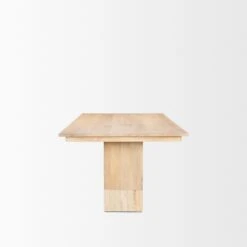 Lyra Mango Wood | Travertine | 94" Dining Table -France and So Furniture 0089976 70850 AB C