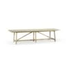 Timeless Sidereal French Laundry Dining Table 125" In Stripped Oak
