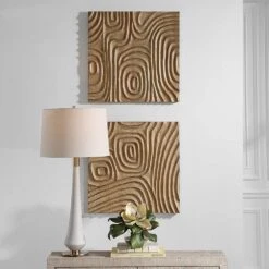 Channels Wood Wall Decor -France and So Furniture 04357