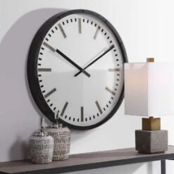 Nailhead 32" Large Wall Clock 5 Nailhead 32" Large Wall Clock -France and So Furniture 06103 4