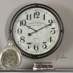 Nakul Industrial Wall Clock -France and So Furniture 06449