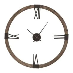 Tango Floating Wood Wall Clock