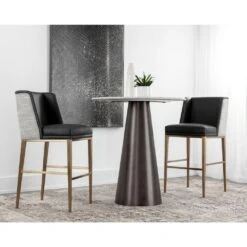 Joplin Barstool - Cantina Black / Vera White Pepper -France and So Furniture 0e2eb974 8b7b 4d60 8d11 43d027e38256 large 44ce5282 07bd 468c b585 e99483466270