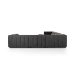 Log Channeled 6-Piece LAF Chaise Sectional - Saxon Charcoal -France and So Furniture 100193 004 SID 1