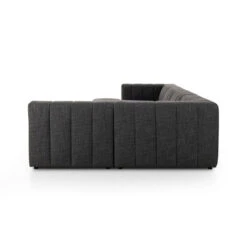 Log Channeled 5-Piece Sectional - LAF Chaise - Saxon Charcoal -France and So Furniture 100194 004 SID 1