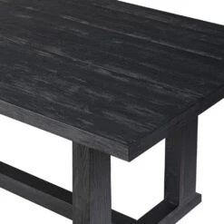 Skylar Dining Table - Black Pine -France and So Furniture 100393 005 DET 1