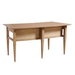 Aegis Writing Desk - Medium Brown 8 Aegis Writing Desk - Medium Brown -France and So Furniture 100FL 410 Silo Back