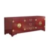 Pacific Isle Media Console - Red Coral