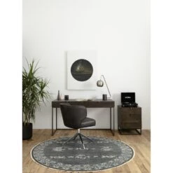 Shelby Writing Desk - Carved Vintage Brown -France and So Furniture 101359 002 VIG 2