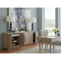 Donovan Long Media Console - Gray 11 Donovan Long Media Console - Gray -France and So Furniture 101 661 WS Open