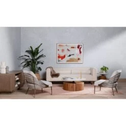 Sylas Lambskin Throw - Taupe Lambskin -France and So Furniture 102712 002 VIG 1