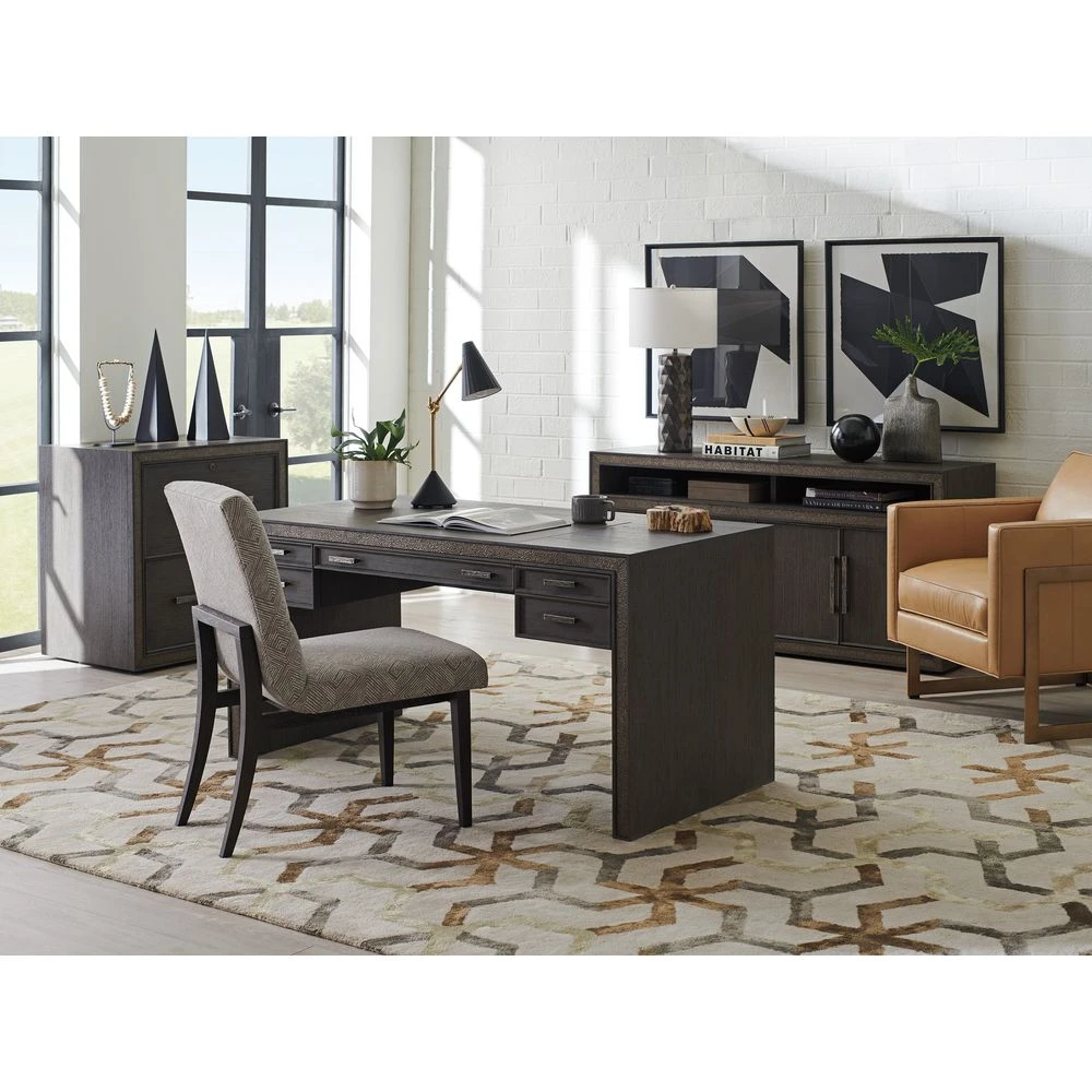 Hampton Media/Home Office Console - Medium Brown 7 Hampton Media/Home Office Console - Medium Brown - Image 7