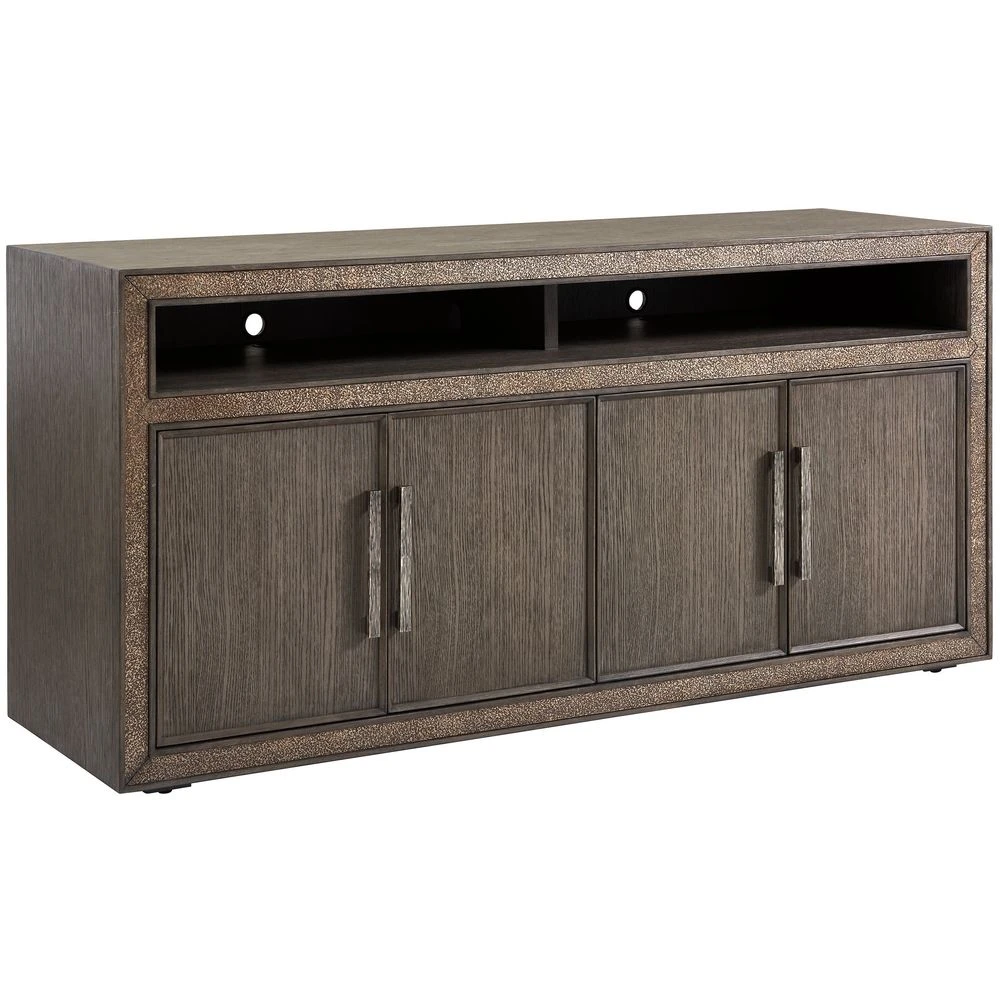 Hampton Media/Home Office Console - Medium Brown 1 Hampton Media/Home Office Console - Medium Brown