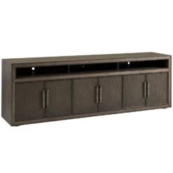 Hampton Long Media/Home Office Console - Medium Brown