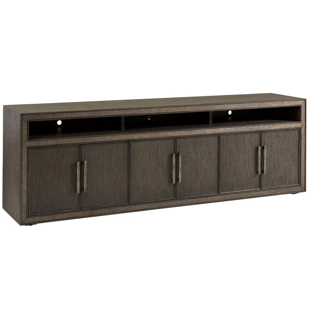 Hampton Long Media/Home Office Console - Medium Brown 1 Hampton Long Media/Home Office Console - Medium Brown