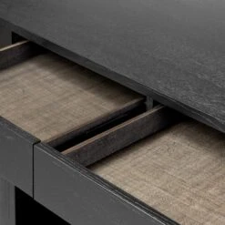 Leif Desk - Brushed Ebony Oak -France and So Furniture 105068 003 DET 6