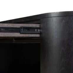 Leif Desk - Brushed Ebony Oak -France and So Furniture 105068 003 DET 7