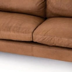 Waverly Sofa - Natural Washed Camel Leather -France and So Furniture 105714 003 DET 7