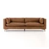 Waverly Sofa - Natural Washed Camel Leather