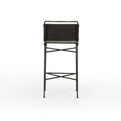 Roosevelt Bar Stool - Distressed Black -France and So Furniture 105861 024 BCK 1 ef843b71 9cc1 4aaf bb97 d2b333261f0f