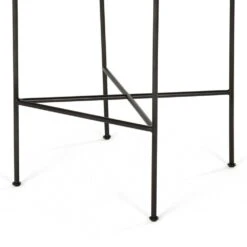 Roosevelt Bar Stool - Distressed Black -France and So Furniture 105861 024 DET 3 6c10fa1a 3830 45f4 b4e5 4a5a6d00981d