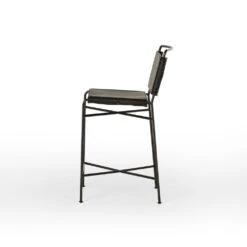 Roosevelt Counter Stool - Distressed Black -France and So Furniture 105861 025 SID 1 2621a188 4b85 4994 a126 784804beaae5