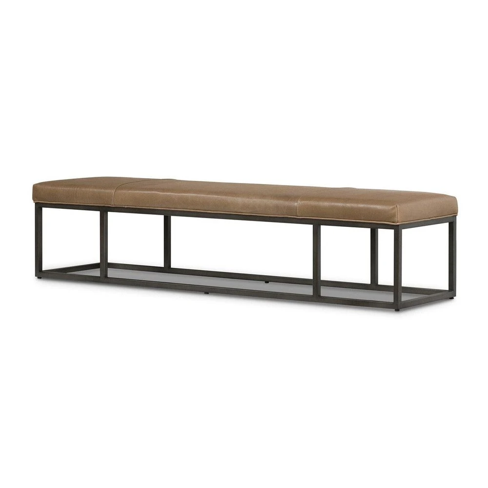 Huxley Bench - Dakota Warm Taupe 2 Huxley Bench - Dakota Warm Taupe - Image 2