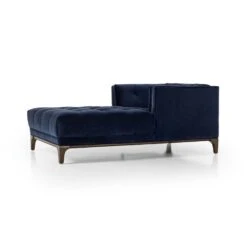 Gideon Chaise Lounge - Sapphire Navy -France and So Furniture 105997 010 DET 1