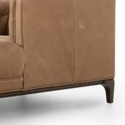 Gideon Chaise Lounge - Palermo Drift, Sienna Brown -France and So Furniture 105997 012 DET 3