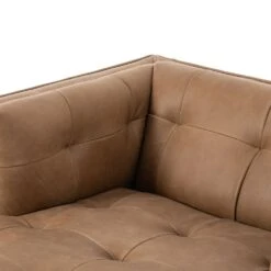 Gideon Chaise Lounge - Palermo Drift, Sienna Brown -France and So Furniture 105997 012 DET 6