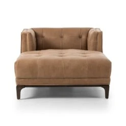 Gideon Chaise Lounge - Palermo Drift, Sienna Brown -France and So Furniture 105997 012 FRT 1