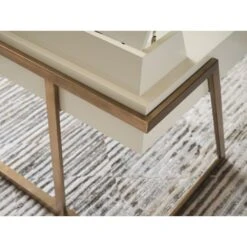 Langley Writing Desk - Linen White -France and So Furniture 105 410 base det