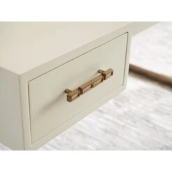 Langley Writing Desk - Linen White -France and So Furniture 105 410 pull det