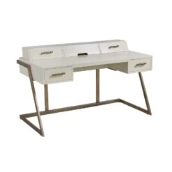 Langley Writing Desk - Linen White