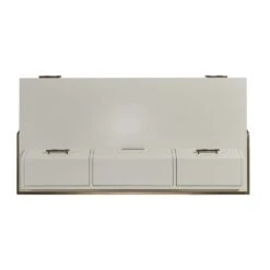 Langley Writing Desk - Linen White -France and So Furniture 105 410 silo top